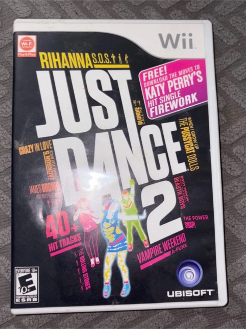 Just Dance 2 (Wii) - Black Cover